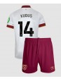 West Ham United Mohammed Kudus #14 Dječji Rezervni Dres kompleti 2024-25 Kratak Rukavima (+ kratke hlače)